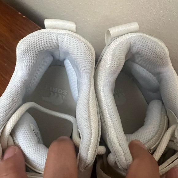 Sorel Out ’N About White Wedge Hi Top Sneaker Minimalist Streetwear Athleisure 8 - Picture 8 of 9